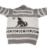 Large Cowichan Wolf Sweater
