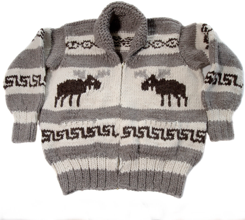 Cowichan Sweateer Moose design XXL / XXXL