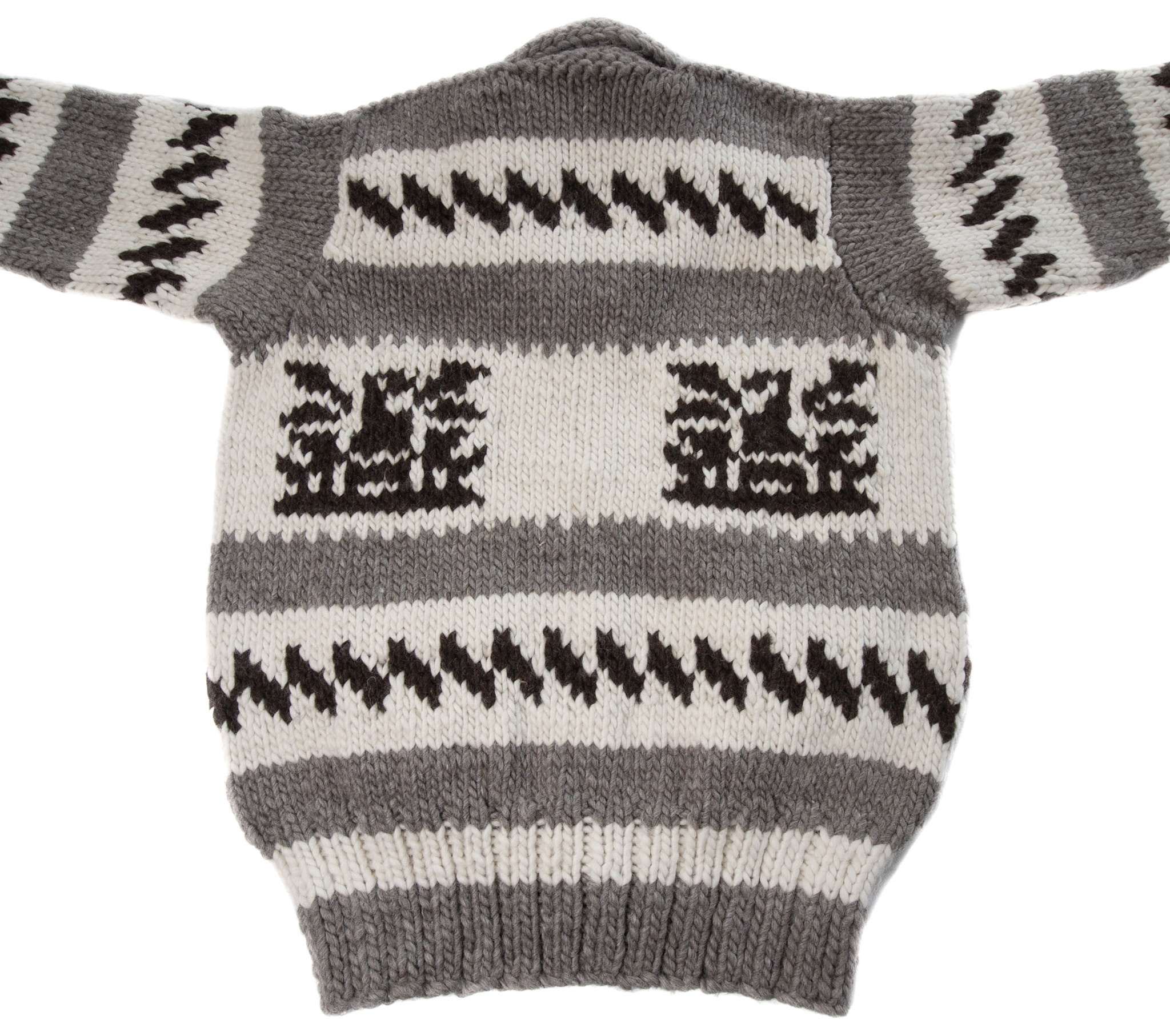 Cowichan Sweater Thunderbird L