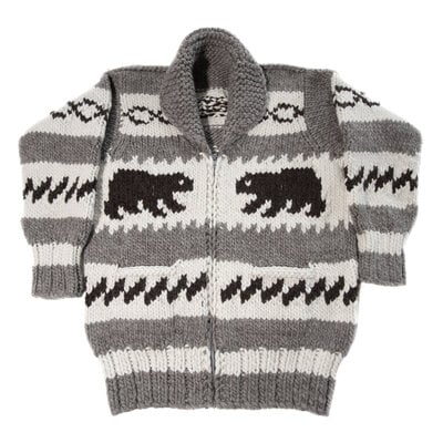 Cowichan Bear Sweater M /L