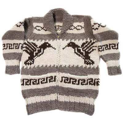 Cowichan Sweater Hummingbird L