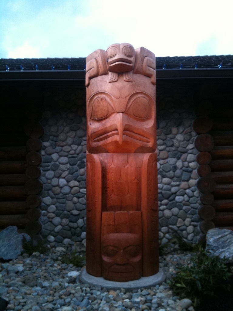 Custom Haida Totem Poles by Corey Bulpitt