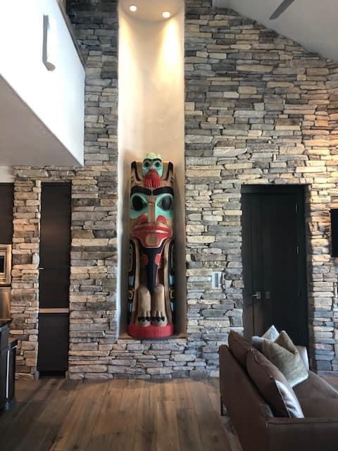 Custom Haida Totem Poles by Corey Bulpitt