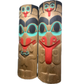 Custom Haida Totem Poles by Corey Bulpitt