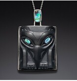 Argillite Raven Pendant