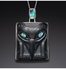 Argillite Raven Pendant