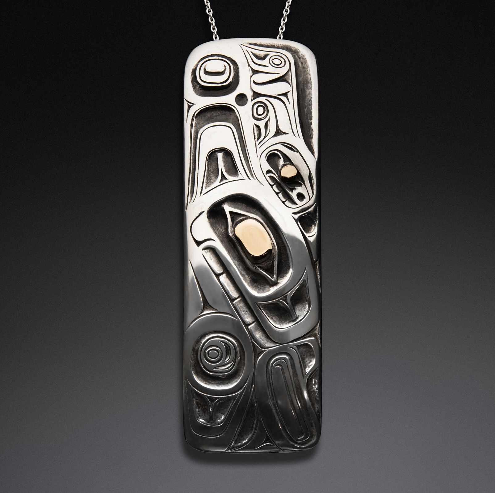 CUSTOM ORDER  Haida Killer Whale Pendant