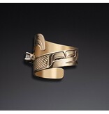 Haida Eagle Ring with Diamonds