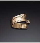Haida Eagle Ring with Diamonds