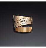 Haida Eagle Ring with Diamonds