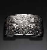 1 1/4" Silver Dragonfly Bracelet