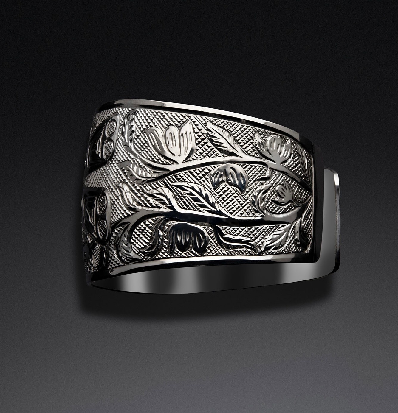 1 1/4" Silver Dragonfly Bracelet