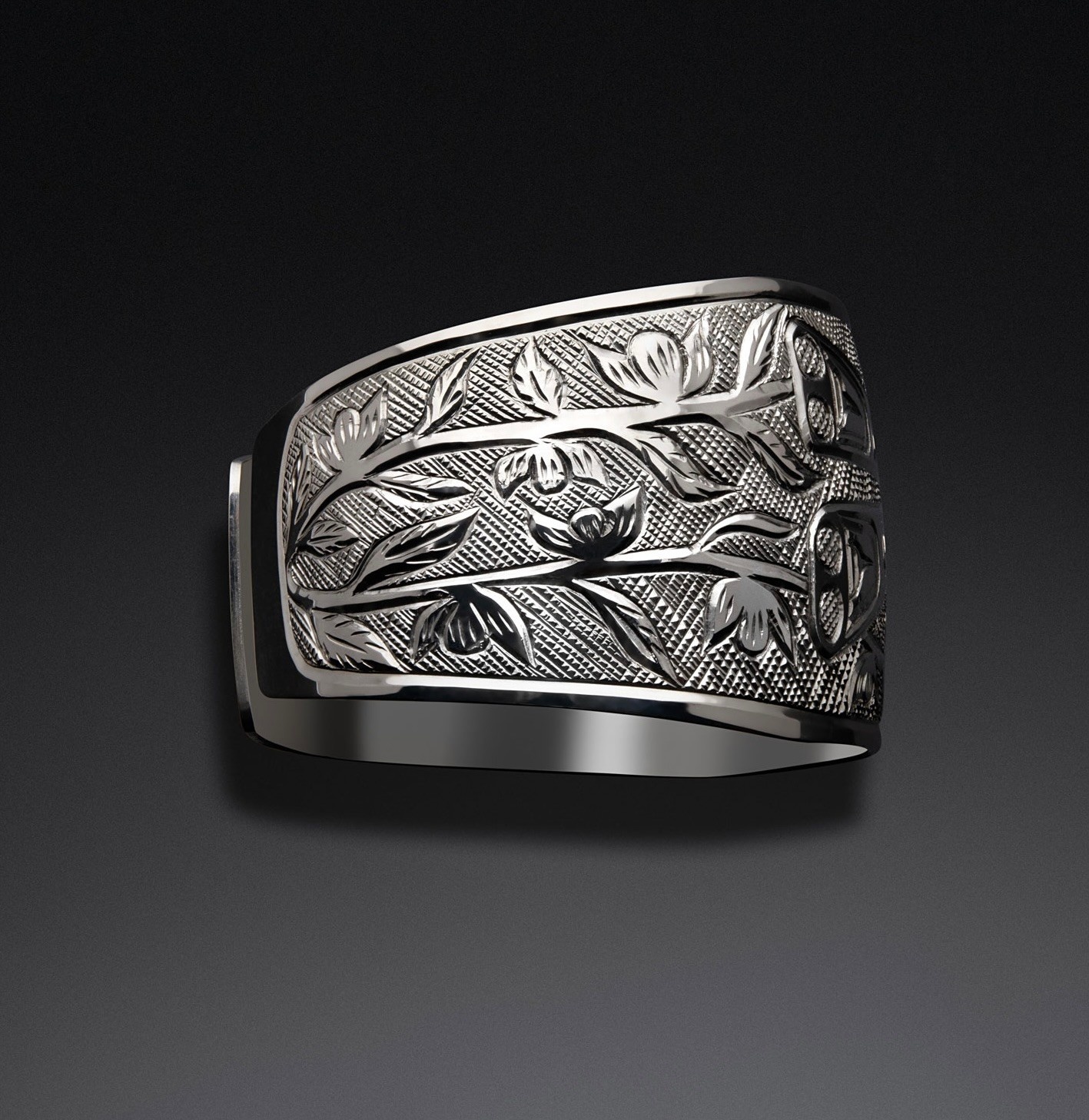 1 1/4" Silver Dragonfly Bracelet