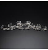 3/8" Silver Bracelets by Liam  Baker