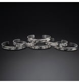 Custom 3/8" Silver Bracelets by Liam  Baker