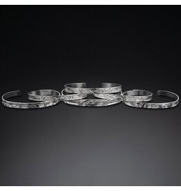 Custom 1/4" Silver Bracelets by Liam Baker