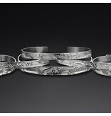 1/4" Silver Bracelets by Liam Baker