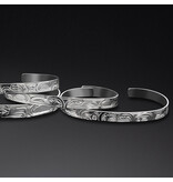 1/4" Silver Bracelets by Liam Baker
