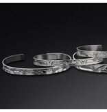 1/4" Silver Bracelets by Liam Baker