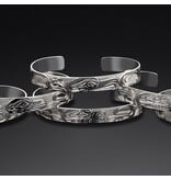 Custom 3/8" Silver Bracelets by Liam  Baker