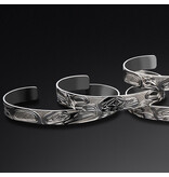 3/8" Silver Bracelets by Liam  Baker