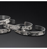 3/8" Silver Bracelets by Liam  Baker
