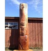 Custom Haida Totem Poles by Corey Bulpitt