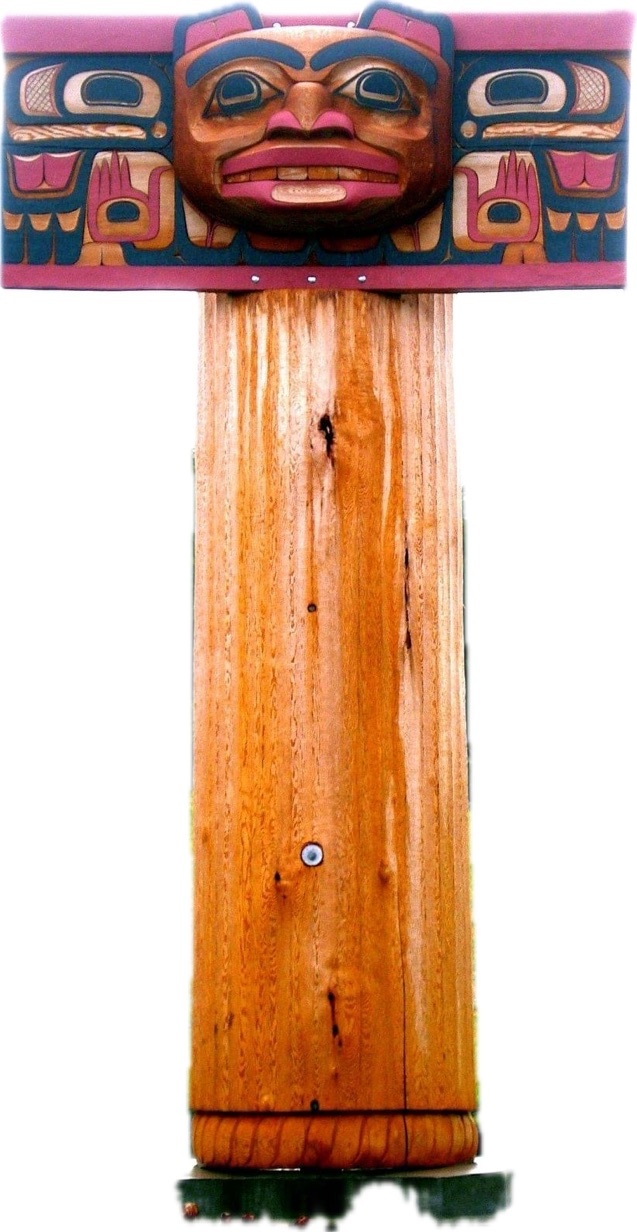 Custom Haida Totem Poles by Corey Bulpitt