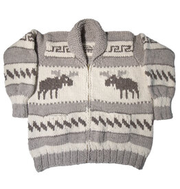 Cowichan Sweater Moose design XXL / XXXL