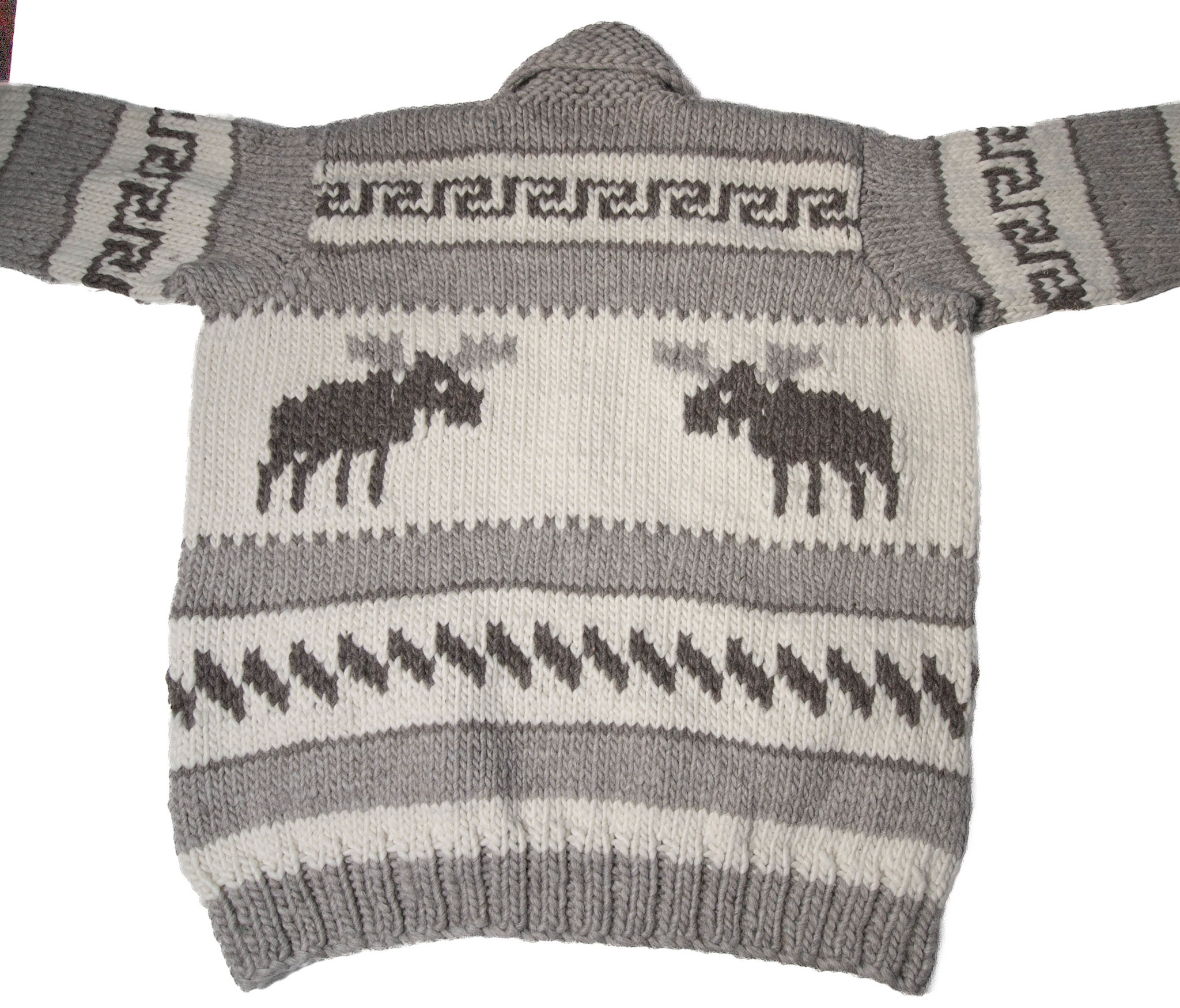 Cowichan Sweater Moose design XXL / XXXL