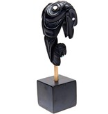 CUSTOM ORDER  Lionel Samuels Haida Argillite Raven Pipe