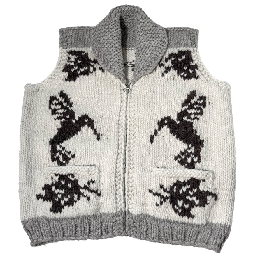 Hummingbird Butterfly Cowichans Vest Med.