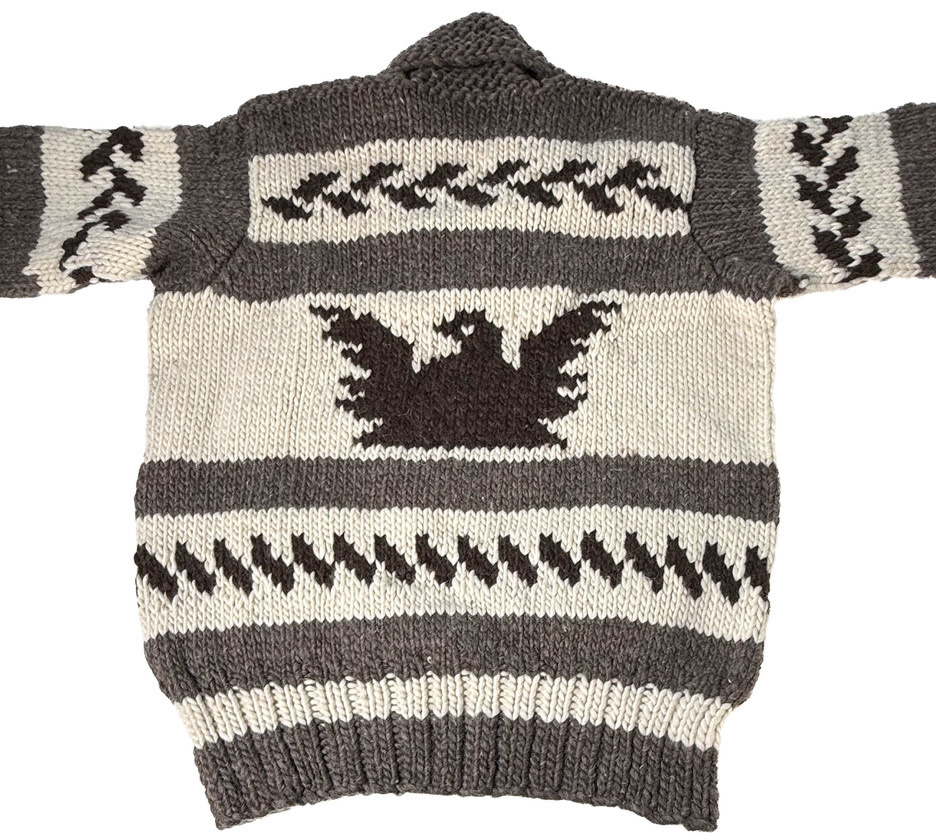 Cowichan Sweater XXL Eagle Design
