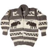 Cowichan Sweater Moose Design M / L