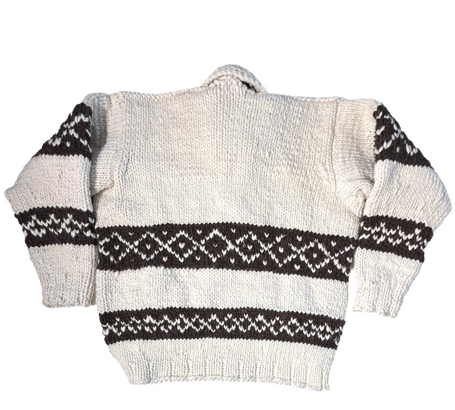 Marilyn Monroe Style Cowichan Sweater L