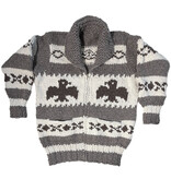Lg. Raven Cowichan Sweater