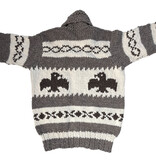 Lg. Raven Cowichan Sweater