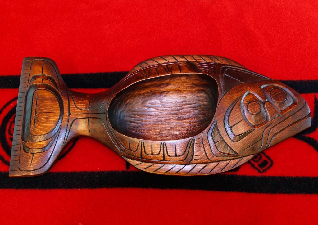 CUSTOM ORDER  Stained Halibut Bowl