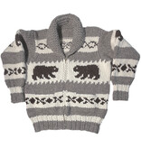 M/L Cowichan Sweater Bear Design