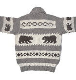 M/L Cowichan Sweater Bear Design