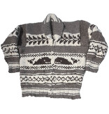Cowichan Sweater M/L Killer Whale Design