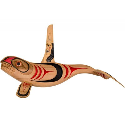 CUSTOM ORDER  Coast Salish Killer Whale Carving