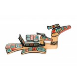 SOLD  Hand Carved Loon Bowl Set