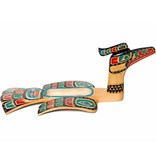 SOLD  Hand Carved Loon Bowl Set