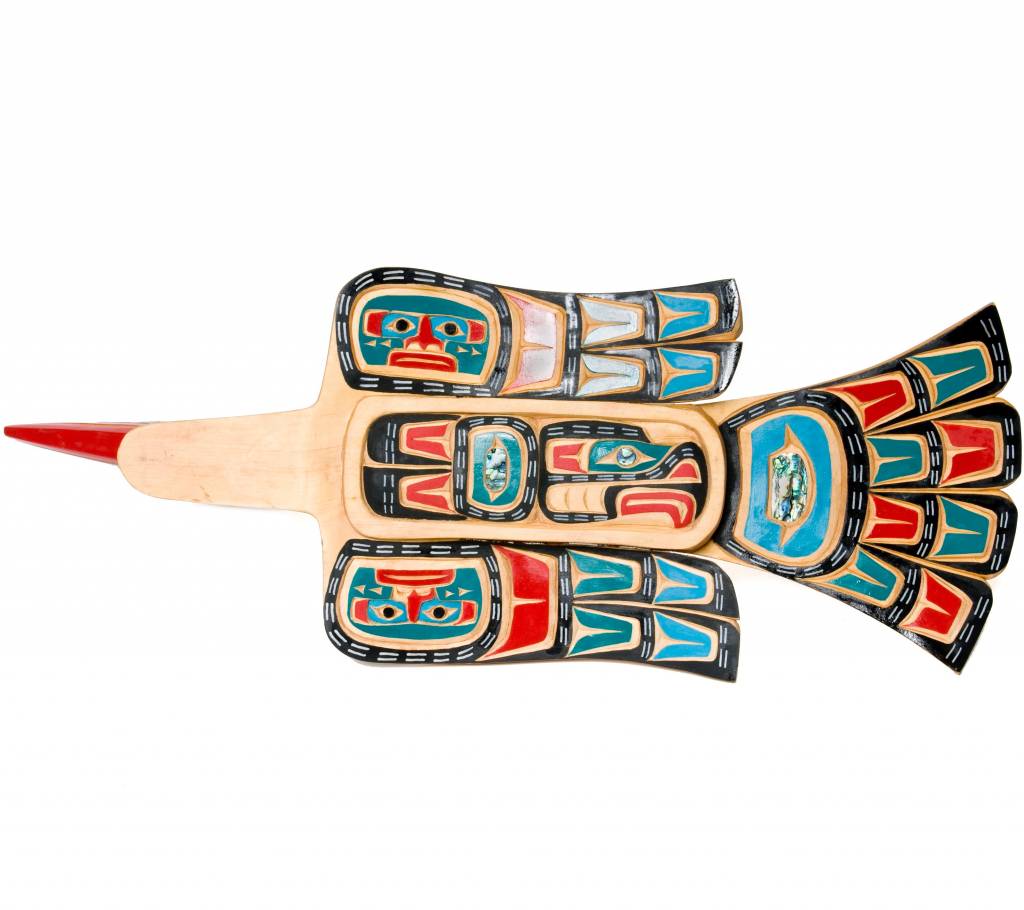 SOLD  Hand Carved Loon Bowl Set