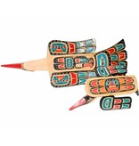 SOLD  Hand Carved Loon Bowl Set