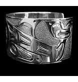 Silver & Sapphire Orca Pod Bracelet