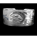 Silver & Sapphire Orca Pod Bracelet