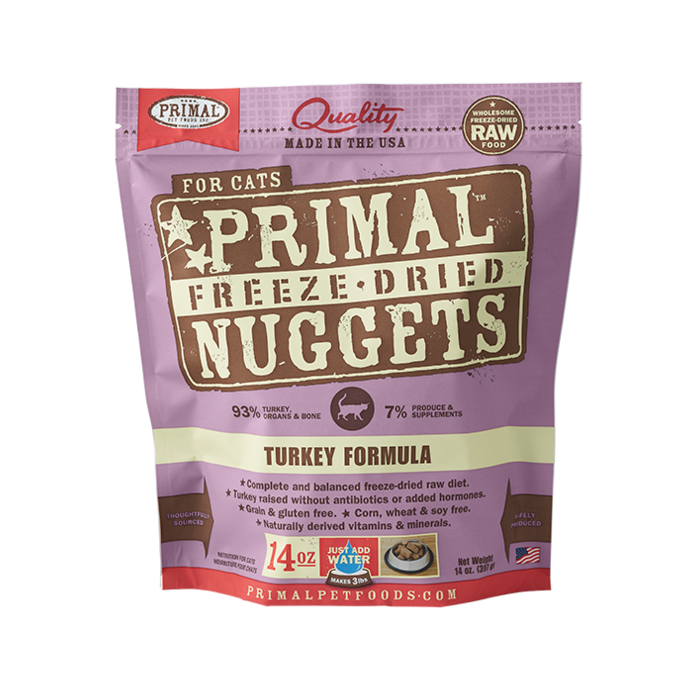 Primal Pet Foods Freeze Dried Venison Cat Food - 14 Oz, Grain-Free US Made