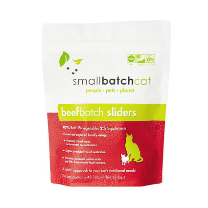 SMALLBATCH Smallbatch Cat Raw Sliders 3 LB